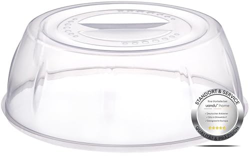 uandu Couvercle pour micro-ondes, micro-ondes, rangement et organisation de cuisine, couvercle pour micro-ondes, couvercle pour micro-ondes, Ø 27 x 10 cm