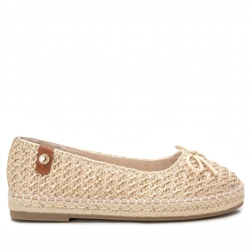 REFRESH - Bailarinas Mujer Beige - Calzado Cómodo y Versátil - Moda Casual - Modelo 17274002 (Talla 41)