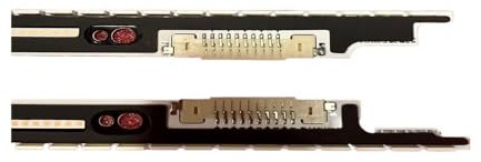 WMAMBZNDHP Bande de rétro-éclairage LED, for Samsung UE40F7000SZ UE40F8000AT UE40F7000SL UE40F8000 UE40F7000ST UE40F7000AT BN96-25444A 25443A(2 PCS for 1 TV)