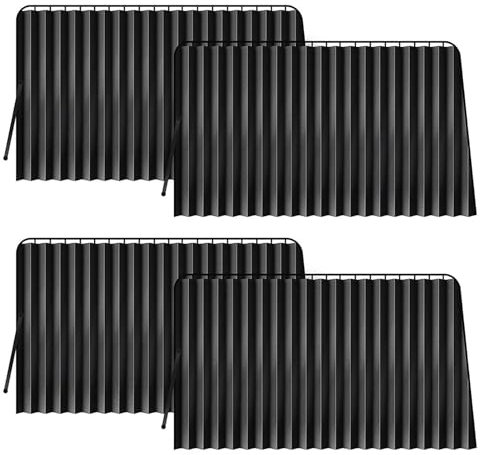 nelyouno Parasol Ventana Lateral Coche, para Fiat Ducato Citroën Jumper 2006-2021 Protectora Solar Coche Cortinas Side Windows Protección Accesorios