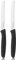targizer Tomato Knife,Black Kitchen Knives Set of 2,Stainless Steel Sharp Serrated Edge Dinner Knives,Small Utility Knife of Cutting Tamatoes,Vegetables,Fruit,Dishwasher-Safe, Rustproof,