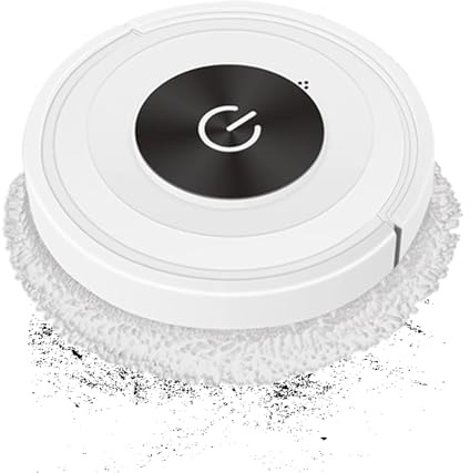 Genérico Robot Aspirador | Aspirador y Fregona Automático 2 en 1 para Suelos del Hogar | Robot de Limpieza Silencioso para Suelos de Madera, Pelo de Mascotas, Cocina y Espacios Pequeños