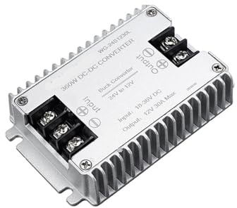 Convertitore riduttore impermeabile Buck DC 24V a 12V 20A Step Down convertitore di potenza 24 Volt Buck a 12 Volt regolatore di tensione