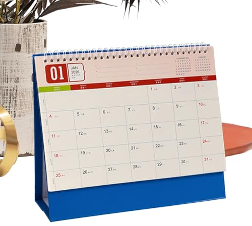Tischkalender Für Lehrerinnen Und Lehrer,Monatsplan Für Das Jahr 2026,Familienkalender - Für Familie Schüler Lehrerinnen Und Lehrer Zuhause Innen Schulgebäude Büroraum Schreibtisch Wohnzimmer