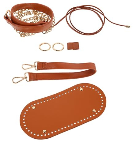 Mobestech Selbstgemacht Rattan Eimertaschen Satz Strapazierfähiges Schultertaschenmaterial aus Pu Zubehör für Mädchen zum Nähen von Umhängetaschen und Beuteltaschen