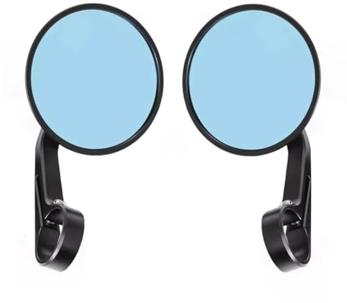 Runde Lenkerendenspiegel Retro-Lenker-Rückspiegel, Klappbar, Umklappbar, Für Husqvarna Svartpilen 125, 200, 250, 401, 701 Motorrad Spiegel