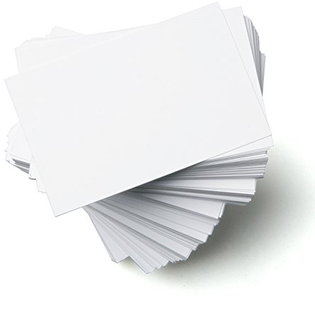 Blanko Visitenkarten 350 g/m2 (100)