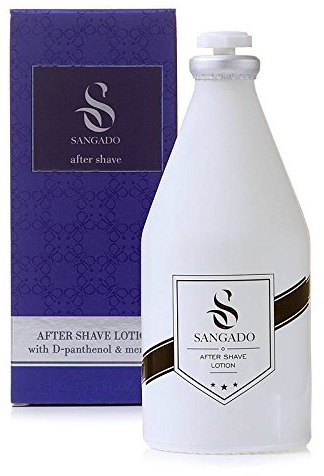 SANGADO Invincible Aftershave Lotion for Men, Moisturizing, Refreshing, Luxury Smelling, Woody Aquatic Scent, Fine French Essences, Long-Lasting, Modern, Energized, Refined for Men, 100 ml