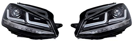 Osram Ledriving LED Scheinwerfer, Chrome Edition als Halogenersatz zur Umrüstung auf LED, LEDHL103-CM, für Linkslenkerfahrzeuge (1 Komplett-Set), Nero