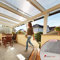 Acrylshop24 Terrassendach Terrassenüberdachung Carport Komplettset Polycarbonat 16mm X-Struktur Stegplatten farblos 16mm Stegplatten Tiefe:3000mm|Breite:7130mm - Mehrere Maße verfügbar