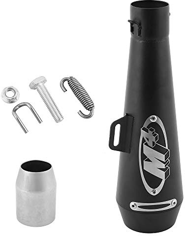 Silenziatore di scarico moto scooter diametro 38-51 mm, tubo di silenziatore rimovibile GP in fibra di carbonio