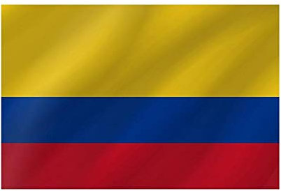 R&F srls Bandera de Colombia Nacional de tela medida estándar 90 x 150 cm