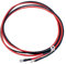 ECTIVE Batteriekabel – M6/M8, 3m, rot/schwarz, Kupfer, 16 mm² - Massekabel, Batterieladekabel, Stromkabel mit Ringösen für 12V Motorrad Batterie, Versorgungsbatterie, Traktionsbatterie