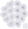 Icelus 60 Stück Papierfächer Handfächer Fächer Hochzeit Hochzeitsfächer Taschenfächer Faltfächer Faltbar Gastgeschenk Für Sommer Gelegenheiten, Party, Hochzeiten im Freien, DIY, Wand Dekoration
