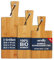 vendify® Schneidebrett 3er Set 100% Bambus Frühstücksbrettchen in 3 Größen - Antibakterielles Holz-Küchenbrett für Arbeitsplatte