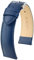 HIRSCH Kansas Uhrenarmband - Uhrband aus super robustem Leder für Damen- & Herren-Uhren - mit Werkzeug - Blau - 20 mm