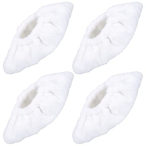 Wessper Lot de 4 chiffons en microfibre pour nettoyeur vapeur Karcher EasyFix SC2 SC3 SC4 SC5