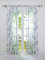 HeichkelL Schiebegardinen Schlaufen 2er Set Voile Flächenvorhang für Wohnzimmer Schiebevorhang mit Beschwerungszubehör Fensterstores Raumteiler Beerenstrauch Muster BxH 57x175 cm Grau#2