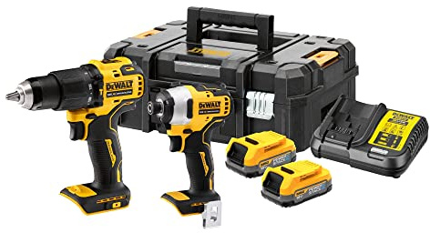 DEWALT Akku Set DCD709+DCF809 | DCK2062E2T-QW, Black