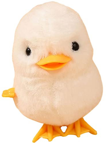 Toyvian Aufzieh-Entenspielzeug niedliches Plüsch-Ente Spielzeug Aufzieh Huhn Spielzeug für Kinder Osterkorb Strumpffüller Partyzubehör Geschenktütenfüller Geschenke