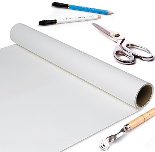 Nähmit 10m Rolle - Schnittmusterpapier Seidenpapier auf Rolle Schneider Papier Halbtransparent zum Abpausen von Schnittmuster für Stoffe Kopierpapier MIT MENGENRABATT (2 x 10m Rolle)