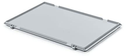 Scharnierdeckel für Eurobehälter | BxT 40x60cm | Eurobox, Transportbox, Transportbehälter, Stapelbehälter
