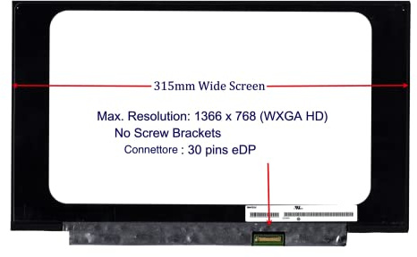 INFOELETTRONICA LO STORE DELLA CONVENIENZA E QUALITA' Display LCD Schermo 14.0 LED Slim Compatibile con N140BGA-EA4 C2