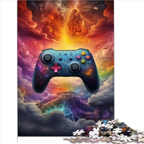 AITEXI Galaxy Game Controller Holzpuzzle 1000 Teile 50x75cm Erwachsene Puzzles