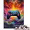 AITEXI Galaxy Game Controller Holzpuzzle 1000 Teile 50x75cm Erwachsene Puzzles