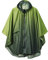 Regenponcho Damen Herren Wasserdichte, Regencape mit Kapuze Reißverschluss, Regenmantel Damen Wiederverwendbar, Regenponcho Fahrrad Wandern, Regenjacke Damen Leicht Farbverlauf Dunkelgrün
