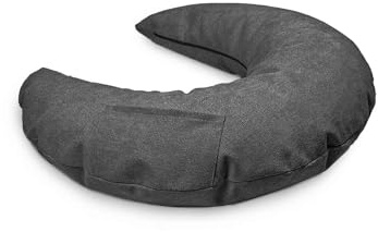Bookiepad Lesekissen Classic anthrazit mit Tasche, Füllung Polyester für bequemes Lesen, Cozy Reading, egal ob Wohnzimmer oder Schlafzimmer das perfekte Buchkissen.