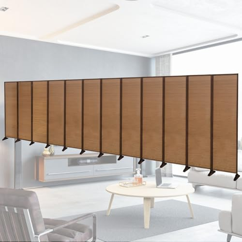 Raumteiler Trennwand Paravent Raumtrenner Extra Hoher 2 M Raumteiler, L-/U-/B-Form, Flexibles Sichtschutzpaneel Für Wohnzimmer, Schlafzimmer, Studio-Apartment, Kleine Raumtrenner, Trennwände, 4 5 6 8