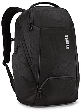 Thule Accent Laptop-Rucksack – Hartschalenfach – passend für MacBook – aus recyceltem Stoff – versteckte und Seitentaschen