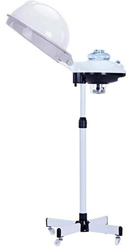 350w 750w Vaporizador de piso profesional para teñir el cabello, secador de cabello con capucha y temporizador de calor con base giratoria para salón de belleza, peluquería, spa, 60 minutos de tiempo