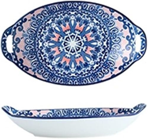 WDCDYQDH Dining plate Dining Plate Set Dining Plate Set Ceramic Tableware Dining Room Bar Family Garden