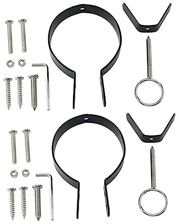 2 Sets Ham Rack Parts Iron Holders for Italian Ham Stand