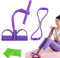 XoeLLe Expander Fitness mit Rückentrainer und Fitnessbänder, Bauchtrainer, Sportgeräte Zuhause, 6 Tubes Gummi Elastische Zugseil, Fitness Zugband zum Trainieren von Taille Beinen Bauch