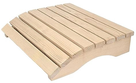 NMLLTB Sauna Backrest Sauna Chair with Back, Professional Back Support, Non Slip Sauna Supplies Wooden Sauna Headrest for Sauna Room Sauna