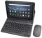HLTOOP Tastatur Hülle für Amazon Fire HD 10 Tablet (13. Generation, 2023), Abnehmbare Bluetooth-Tastatur Mit Maus
