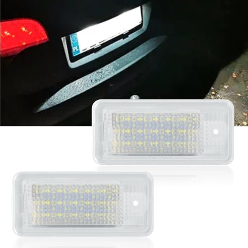 Erato LED Kennzeichenbeleuchtung, CanBus fehlerfrei, für A3 A4 A5 A6 A8 S3 S4 S5 S6 S8 RS4 RS6 Q7