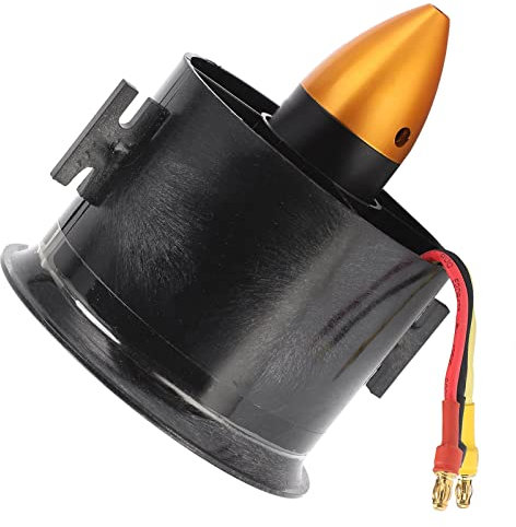 Airplane Engine Fan 70mm EDF 6 Blades Ducted Fan with QF2822 3000KV Brushless Motor for RC Plane 4S