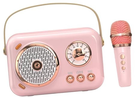 OSALADI Portable Wireless Speaker Microphone Mini Ktv Microphone for Phone Singing Speaker