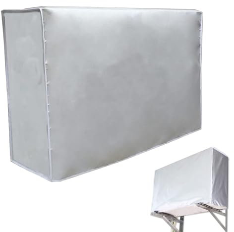 Universale Coperchio del Condizionatore, Copri Condizionatore da Esterno, Impermeabile Protezione Solare Antipolvere Antineve per Climatizzatore per La Casa 96 * 40 * 70cm