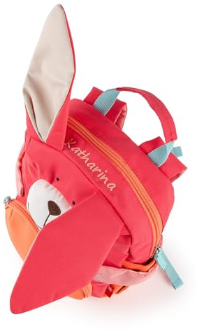 Sigikid Kinderrucksack für Kita und Krippe mit Namens-Stickerei individuelles Geschenk für Jungen und Mädchen ab 2 Jahren