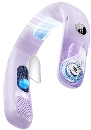 Ventilador de cuello portátil recargable para uso personal