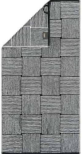 Cawö Handtücher Black&White Chess 6281 schwarz/weiß - 96