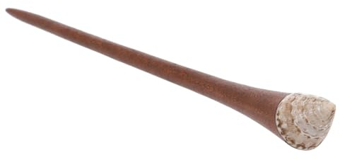 Holz Haarspange, Haarnadel aus Teakholz, 20 cm, handgefertigt, Modell 4 | Elegantes Design, ideal für jeden Anlass, langlebig und umweltfreundlich, einzigartiges Stück