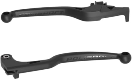 Polisport Off Road 91637 APT unzerbrechliches Kit mit Brems- und Kupplungshebeln, kompatibel mit Yamaha Teneré 700 21'-, langlebiges Material, OEM-Form, einfache Montage, Farbe Schwarz