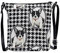 Signare Tapisserie Kleine Tasche Damen, Handtasche Damen Klein, Reisepass Tasche, Mini Handtasche (Französische Bulldogge)