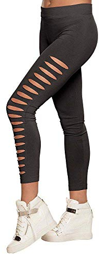 Boland - Leggings Gaps, mit Cutouts und Stretch-Anteil, 80er-Jahre-Kostüm, Karneval, Themenparty, Mottoparty